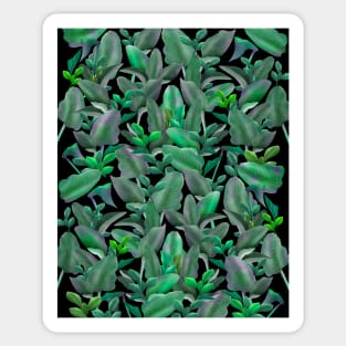 Tropical plants pattern Sticker